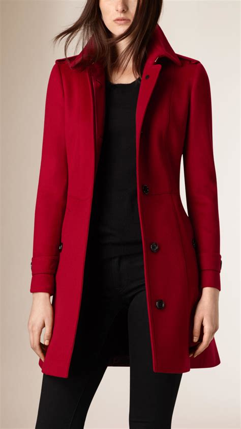 designer red coats